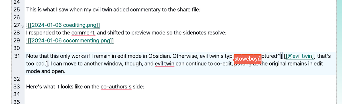 First Look: Peerdraft, Real Time Shared Editing in Obsidian