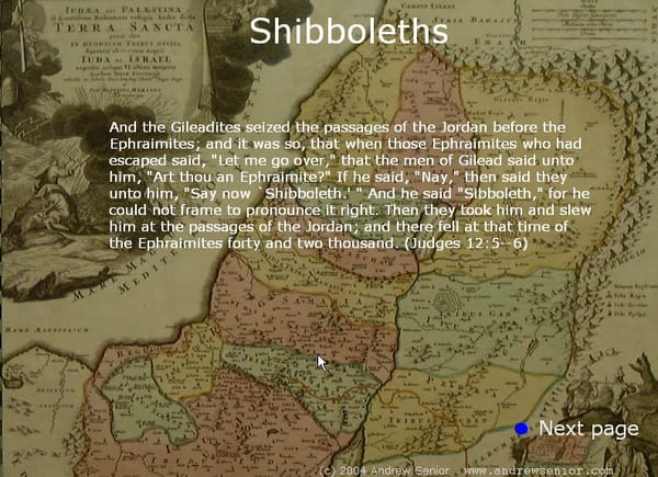 Word of the Day: Shibboleth