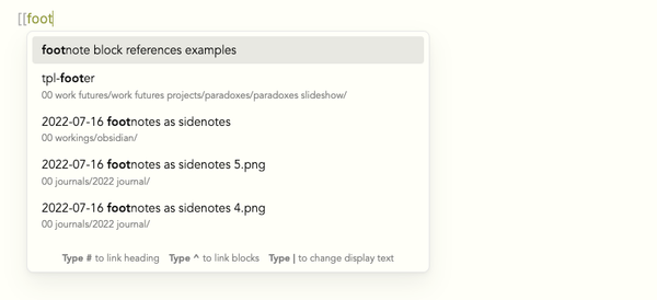 What If: Using Footnotes As Block References in Obsidian